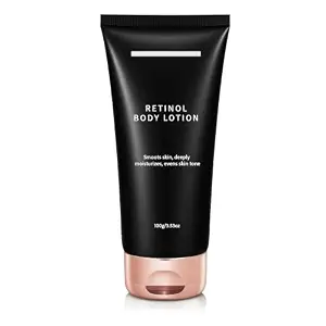 Retinol Body Lotion, Moisturizing Body Cream with Ceramides & Shea Butter, Firming-Looking Skin Care Lotion for Crepey-Looking, Dry, Rough Skin, Neck, Arms, Legs & Full Body, 1pc