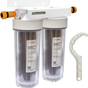 2-Stage DI Car Wash System Deionized Water Car Wash System Stain-Free Car Wash System Flawless Pure Water Car/Motorhome/Window Cleaning, No Drying Colour Changing Purple Resin