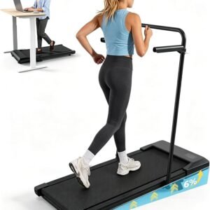 Superun Walking Pad Max 159 kg/136 kg, Treadmill for Home with Training Mode, Quiet Treadmill Desk with App and Virtual Running Tracks. Experience on Site